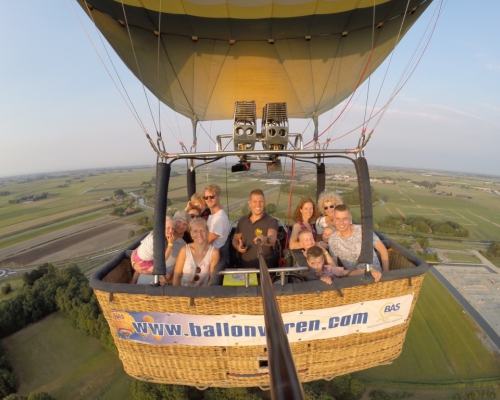 Ballonvaart in Oud Karspel naar Noordbeemster